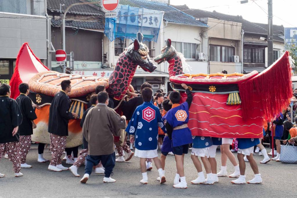 Procession and Performance Schedule in Front of Yatsushiro Station