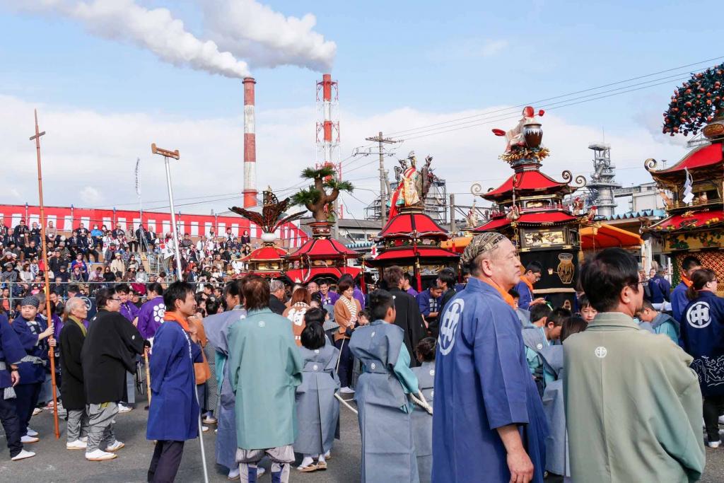 Procession and Performance Schedule in Front of Yatsushiro Station